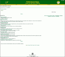 Screen shot of searchable directory.